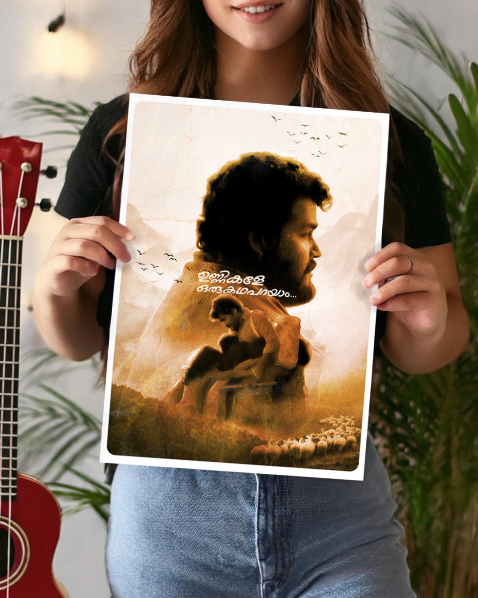 The Good Shepherd - Unnikale Oru Kadha Parayam Poster - The South Wind