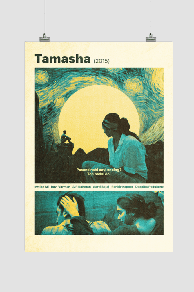 The Mood of Tamasha - Tamasha Movie Poster - The South Wind